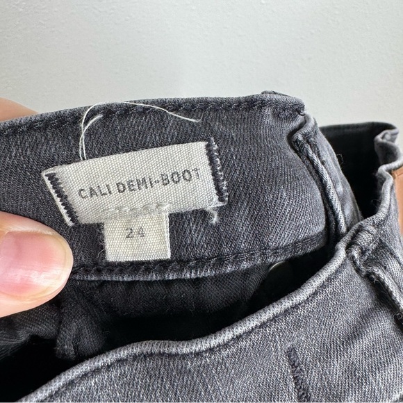 Madewell Cali Demi-Boot Jeans in Tobin Wash: Inset-Leg Edition Size 24 - Picture 9 of 11